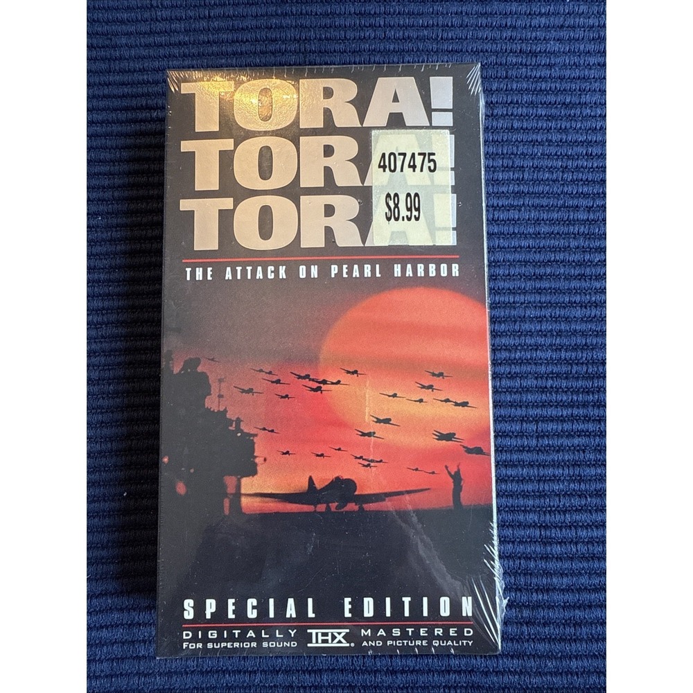 Tora‎ Tora Tora (VHS, 2001, Special Edition) Sealed w/ Fox Watermark